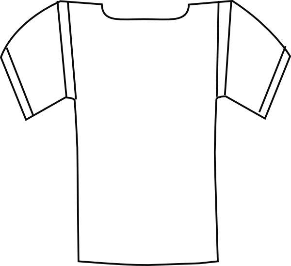 football jersey outline